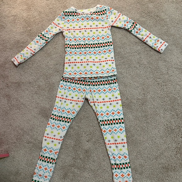 Colorful Patterned Pajama Set - Picture 1 of 3